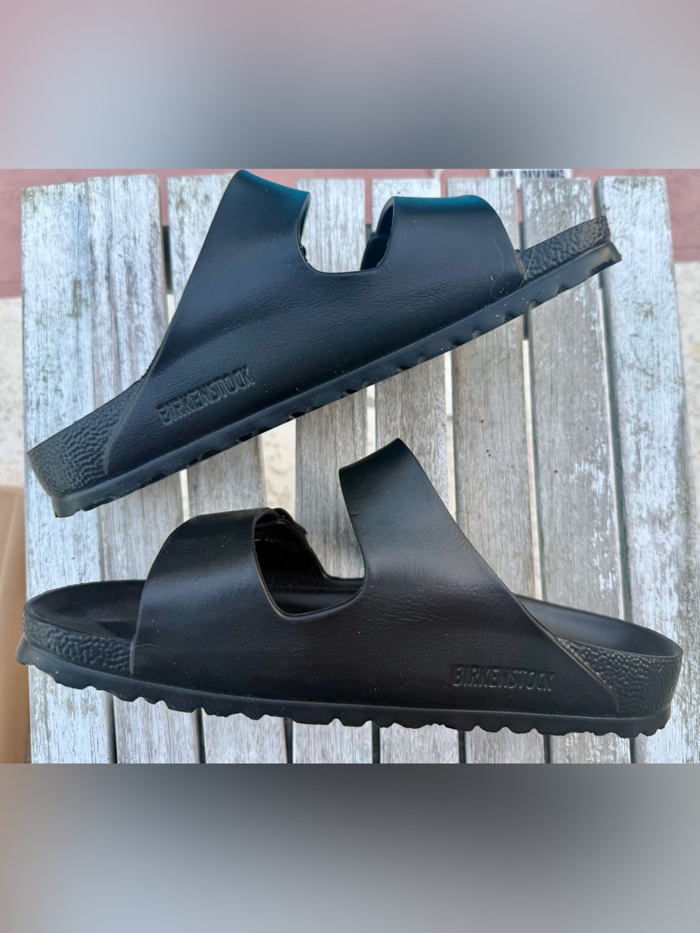 Birkenstock Arizona EVA Black Sandals Sz.41 Ladies 10/Mens 8~BRAND NEW - Picture 5 of 10